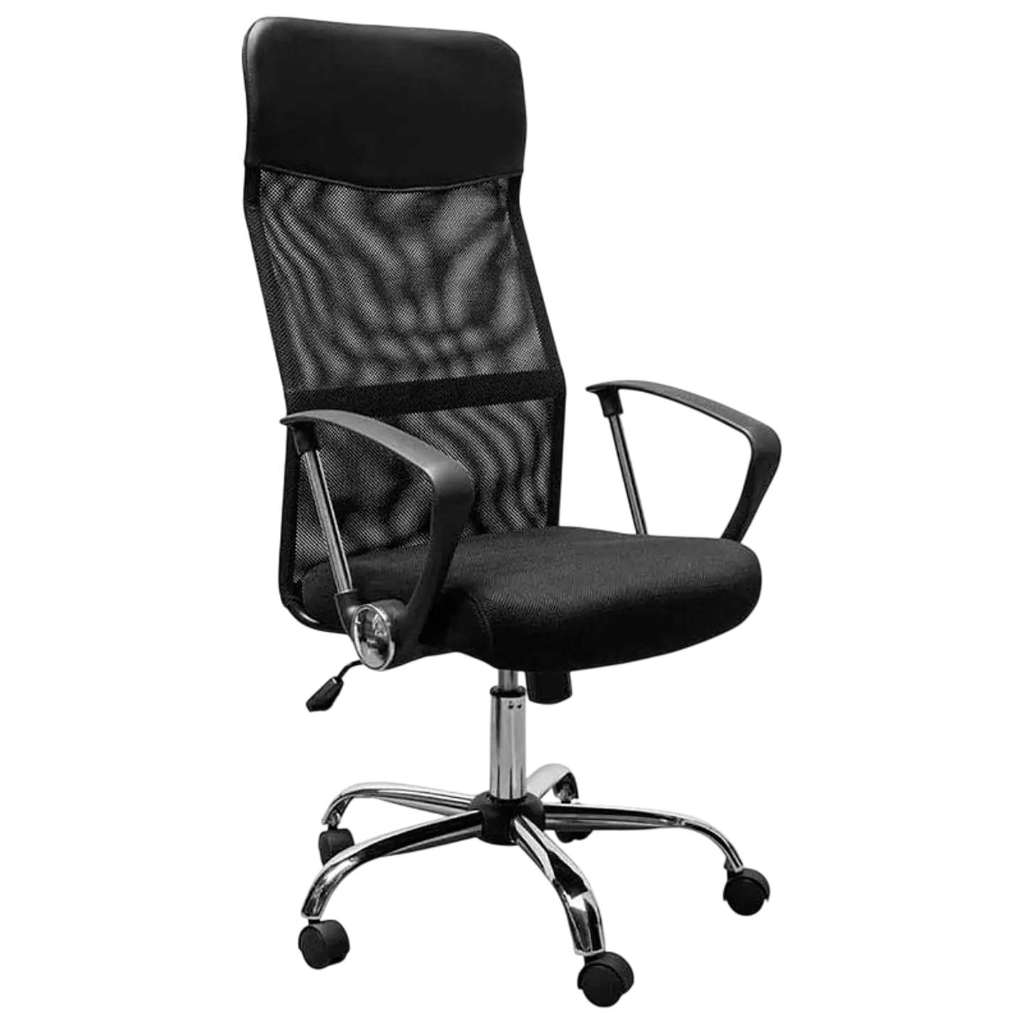 Silla de Oficina Powerbasics Mesh Negro con Respaldo Reclinable 1