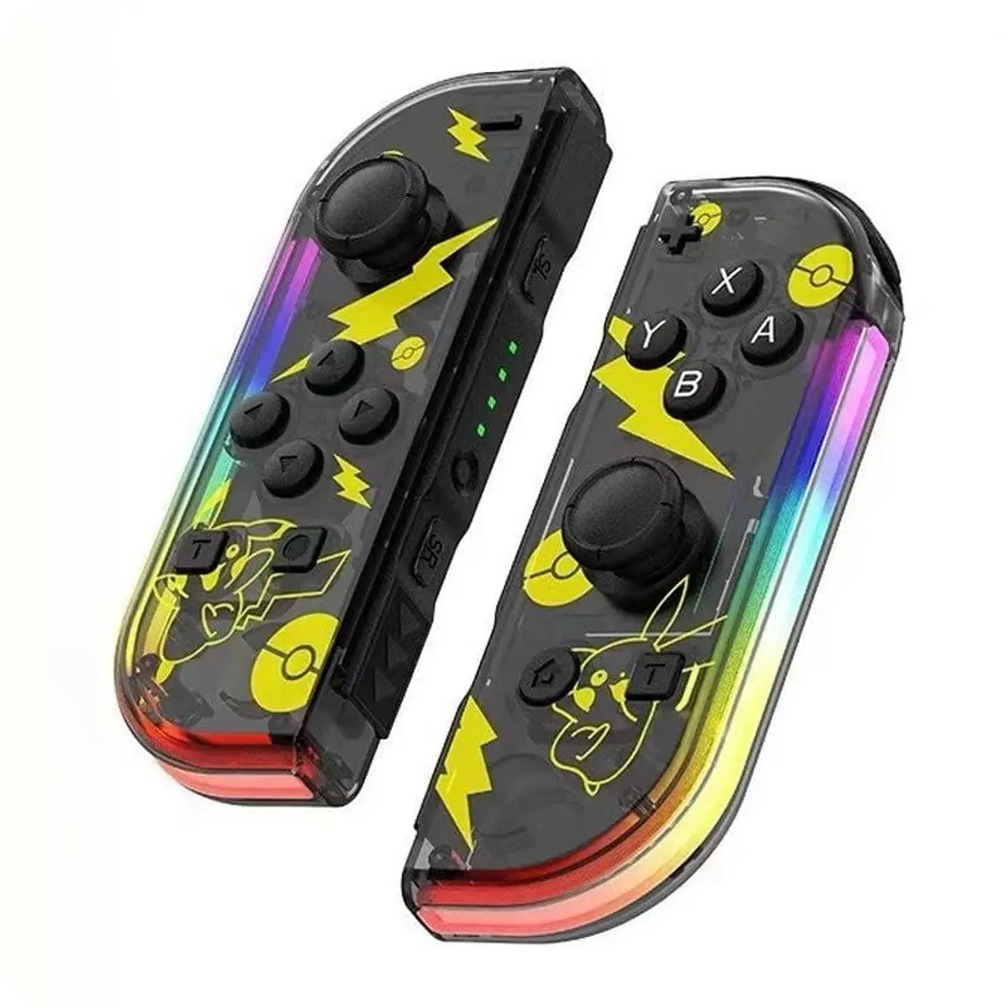 Mando J-C Set Izq/Dcha Transparente/Amarillo con RGB 1