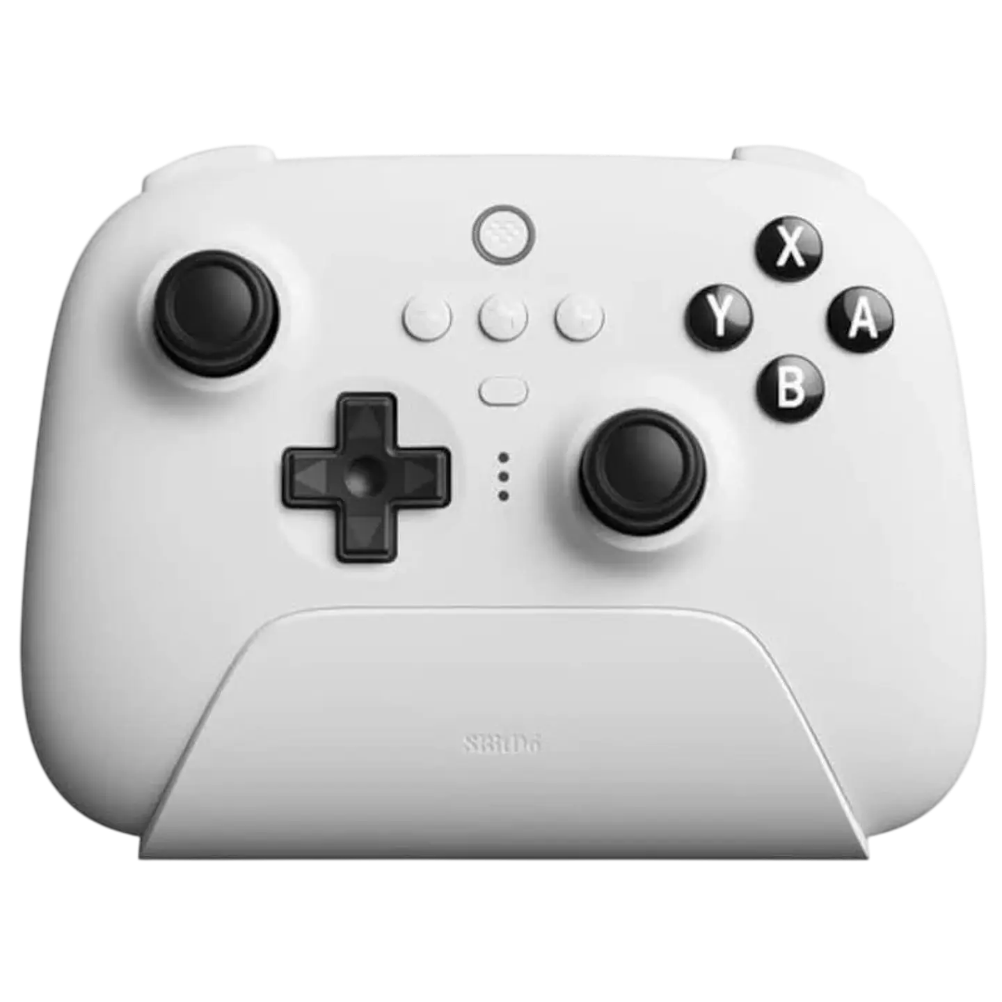Gamepad 8BitDo Ultimate Bluetooth/2.4G con adaptador + base de carga Blanco - Mando Nintendo Switch/Smartphone/PC 1