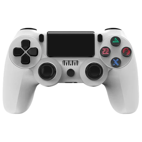 Mando PS4 Powergaming V2 Blanco