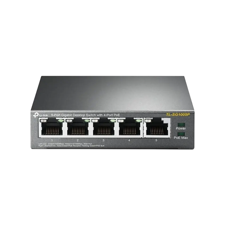 TP-Link TL-SG1005P PoE+ Negro 1