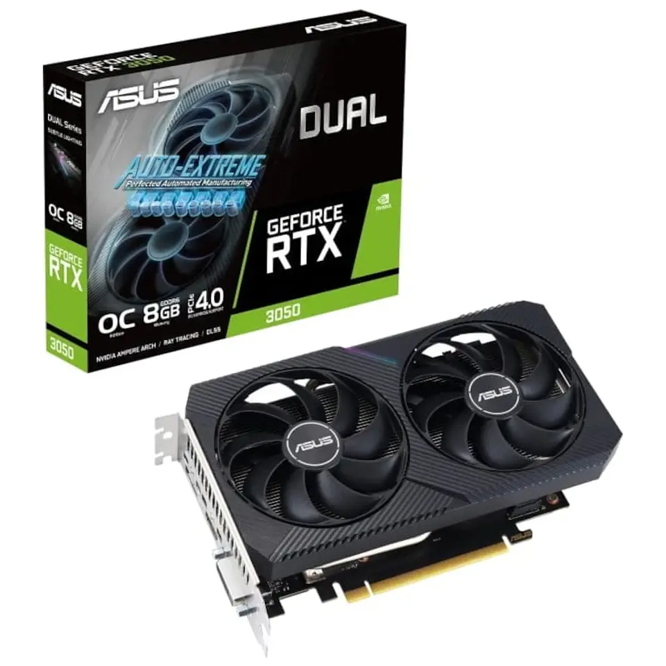 Asus Dual GeForce RTX 3050 V2 OC 8GB GDDR6 1