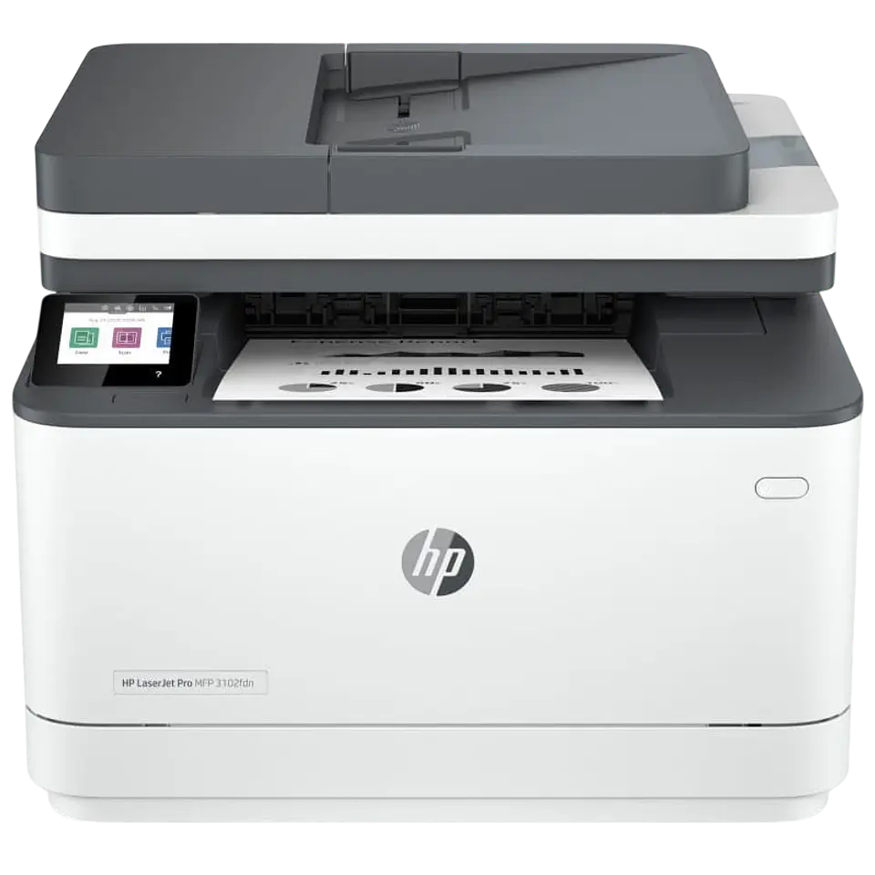 HP LaserJet Pro 3102fdn Láser Blanco y Negro Blanco 1