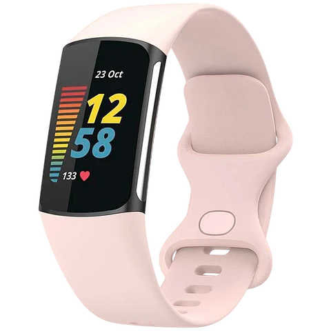 Correa de silicona Fitbit Charge 5 / Charge 6 Rosa
