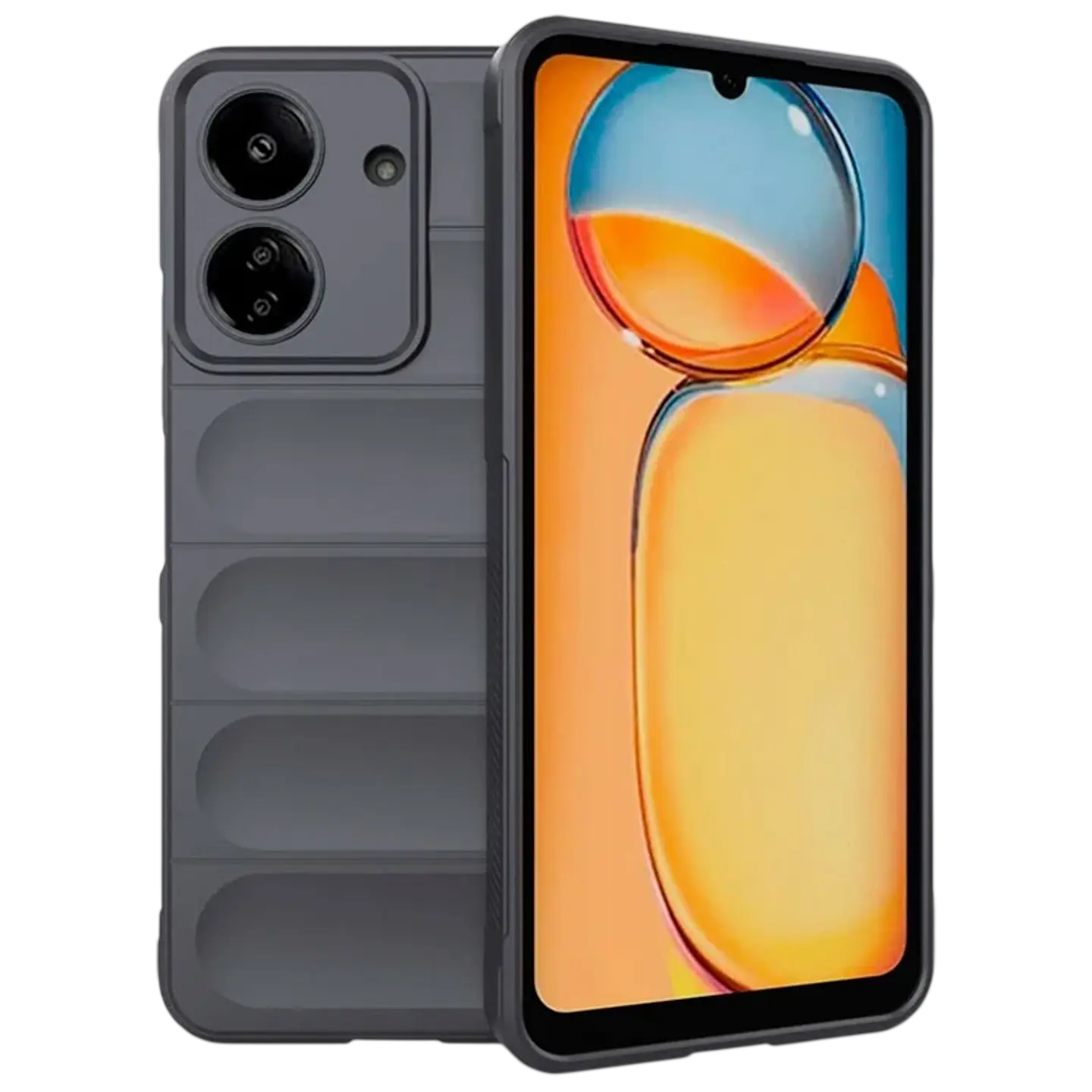 Funda de silicona Wave Xiaomi Redmi 13C / Poco C65 / Poco M6 5G Gris 1
