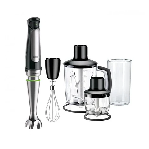 Braun MultiQuick 7 MQ 7045X 1000 W 1,2 L Negro, Acero inoxidable - Batidora de mano