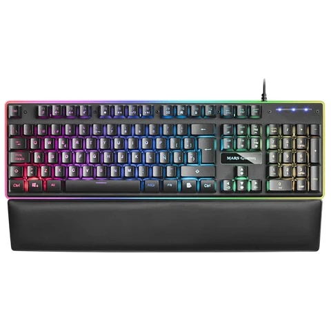 Teclado Gaming Mars Gaming MK320 RGB USB Negro