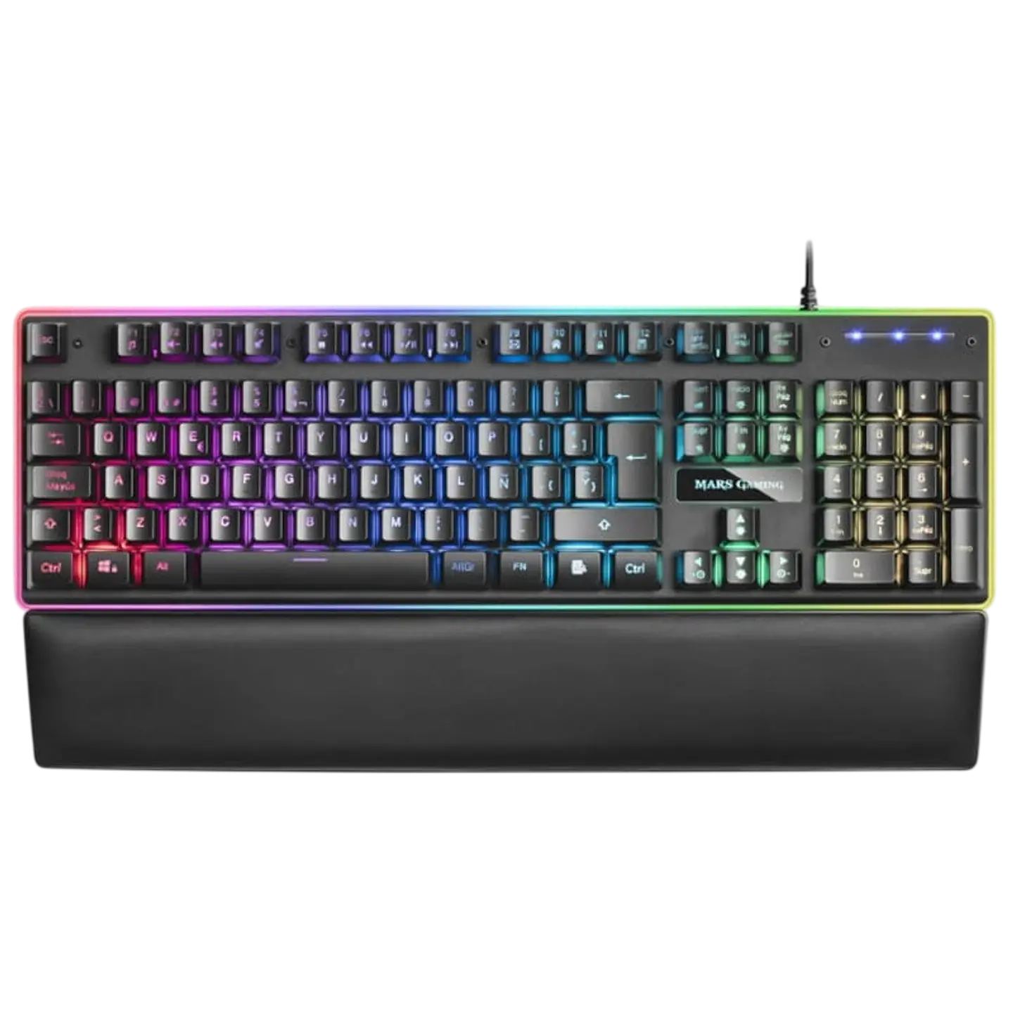 Teclado Gaming Mars Gaming MK320 RGB USB Negro 1