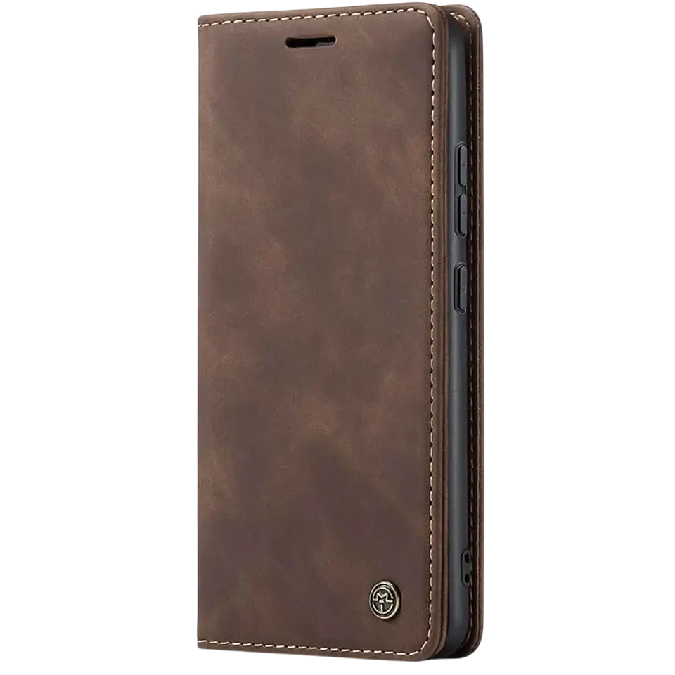 Funda libro Magnetic Wallet Xiaomi Redmi Note 13 Pro+ 5G Marrón Oscuro 1