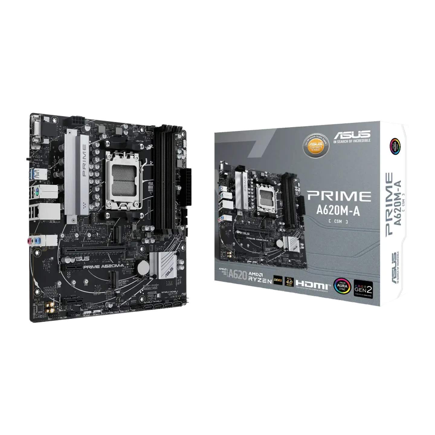 Placa base ASUS PRIME A620M-A-CSM A620 AM5 DDR5 mATX 1