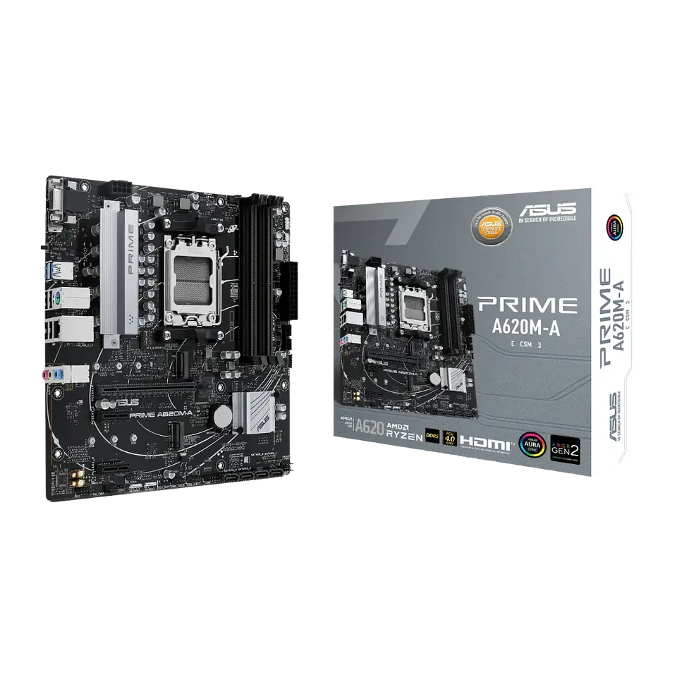 Placa base ASUS PRIME A620M-A-CSM A620 AM5 DDR5 mATX 1