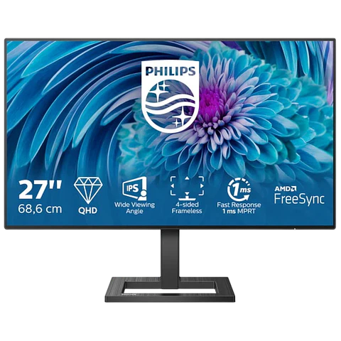 Philips E Line 275E2FAE/00 27" 4K Ultra HD IPS FreeSync Negro de PC