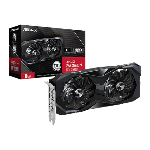 Tarjeta gráfica ASRock Challenger Radeon RX 7600 8GB GDDR6