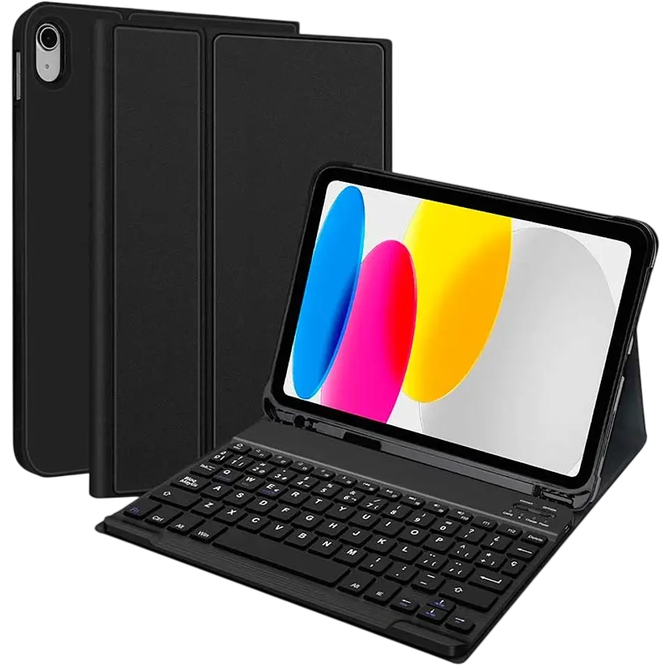 Funda con Teclado Apple iPad Pro 11 (2018), iPad Air 6/5/4 Generación (2024,2022,2020), iPad 10.9 (2022) 1