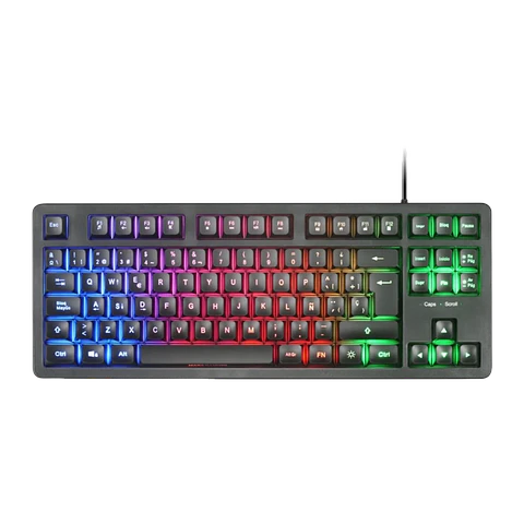 Teclado Gaming Mars Gaming MK023 TKL H-Mech FRGB H-Mech Rojo Switch RGB