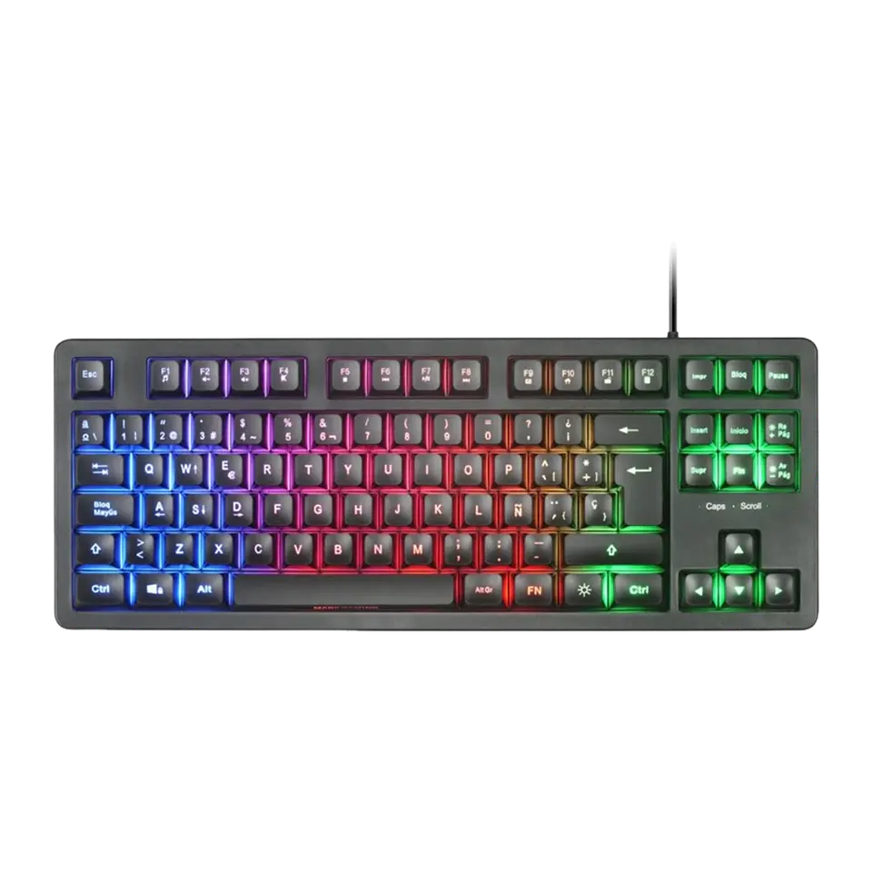 Teclado Gaming Mars Gaming MK023 TKL H-Mech FRGB H-Mech Rojo Switch RGB 1