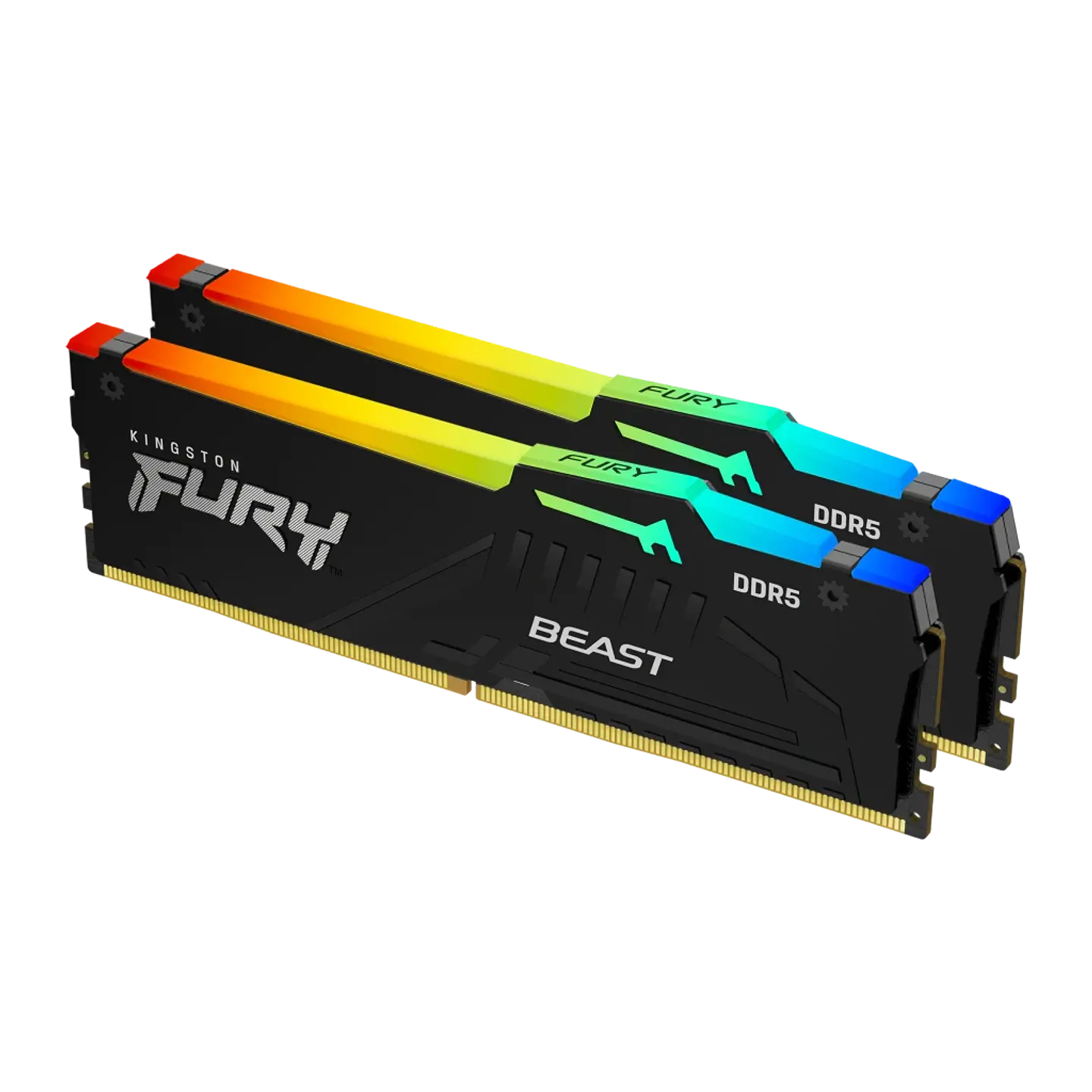 Módulo de memoria Kingston FURY Beast RGB DDR5 32GB 2x16GB 5200MHz 1
