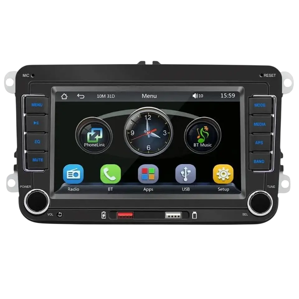 F9070C Bluetooth/Carplay/USB Negro - Autoradio 2 DIN 1