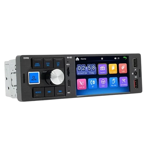 SWM M60 Negro - Autorradio 1 DIN