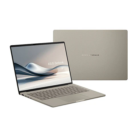 Portátil Asus Zenbook A14 Copilot AI UX3407QA-X1PAOHDGB1 Snapdragon X X1-26-100 32GB 512GB SSD W11 Zabriskie Beige