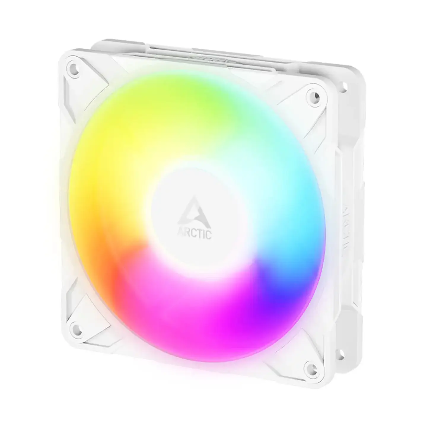 Ventoinha 120mm Arctic P12 Pro Reverse A-RGB 3000RPM 4 Pinos PWM Branca (Single Fan) 1