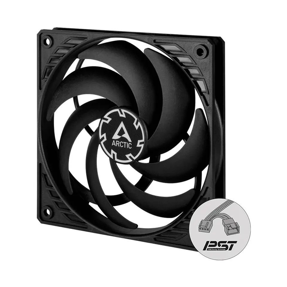 Ventoinha 120mm Arctic P12 Slim PWM PST 2100RPM 4 Pinos 1