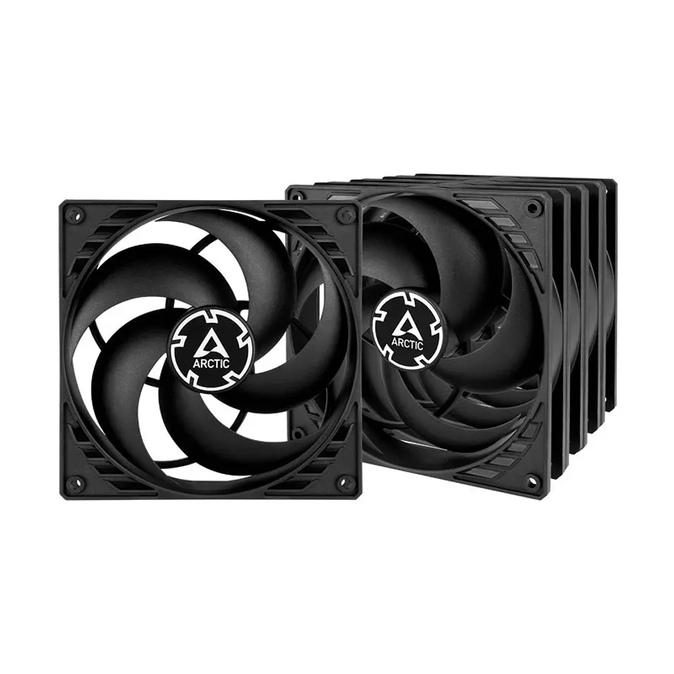 Ventoinha 140mm Arctic P14 Pressure Optimised 3 Pinos 1700RPM Preta (Pack 5) 1