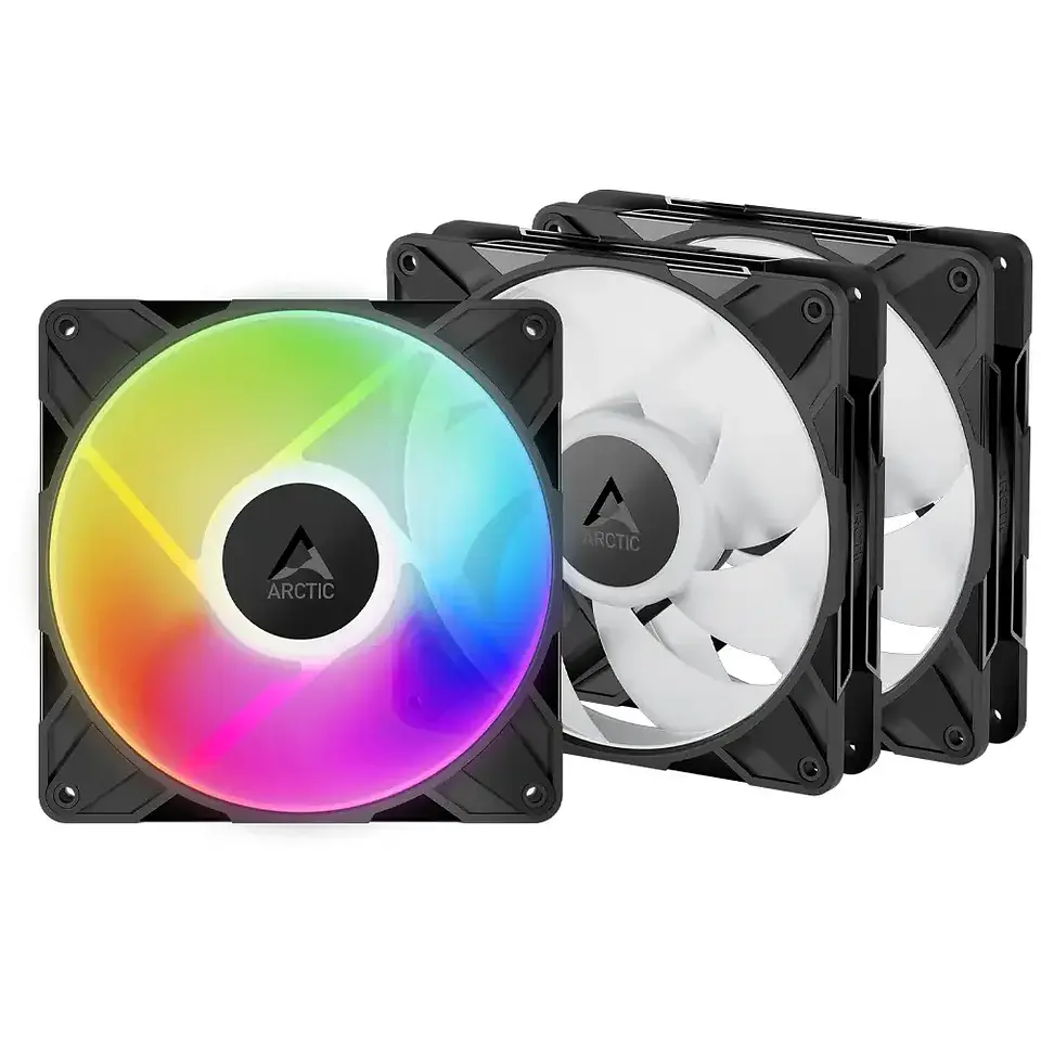 Ventoinha 140mm Arctic P14 Pro A-RGB 2500RPM 4 Pinos PWM Preta (Triple Pack) 1