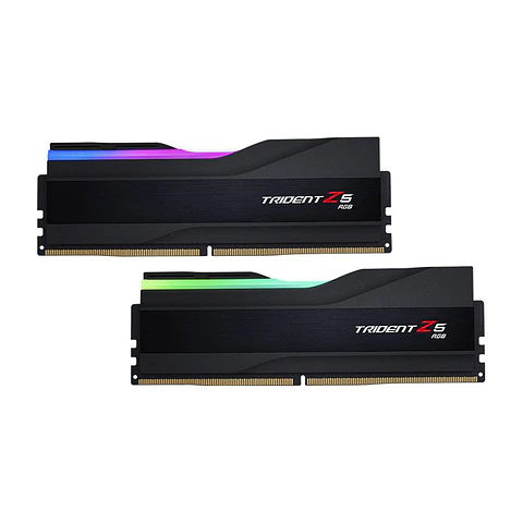 Memória RAM UDIMM G.SKILL Trident Z5 RGB 32GB (2x16GB) DDR5-6400MHz (Intel XMP) CL32 (32-39-39-102) 1.40V