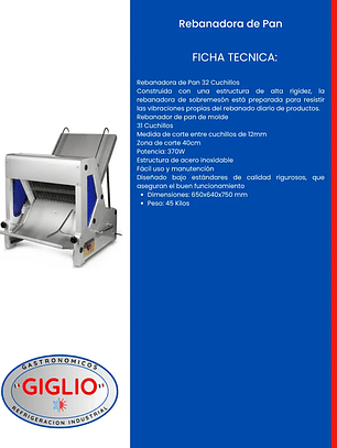 Rebanadora de Pan