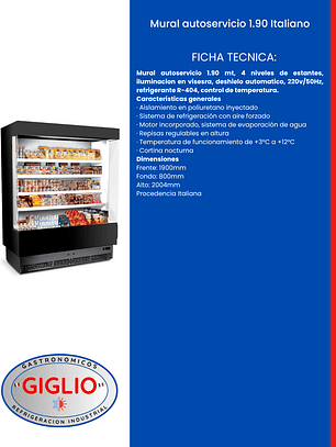 Mural autoservicio 1.90 Italiano