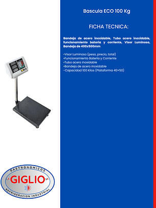 Bascula ECO 100 Kg