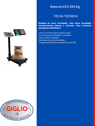 Bascula ECO 300 Kg