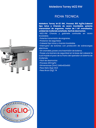 Moledora Torrey M22 RW