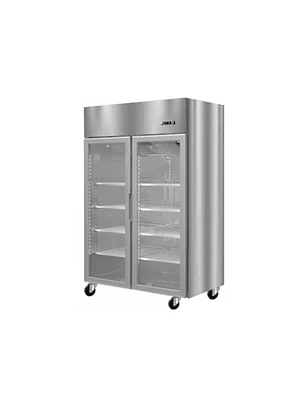 Refrigerador Industria 2 Puertas de Vidrio Estatico