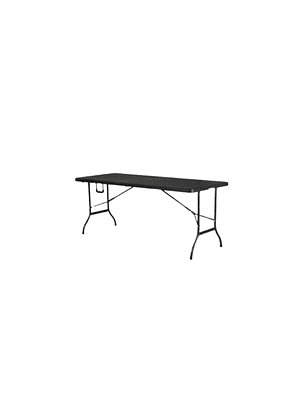 Mesa Plegable 180cm NEGRO Tipo Maleta