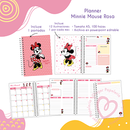 imprimible Planner Minnie Rosa Nº 1