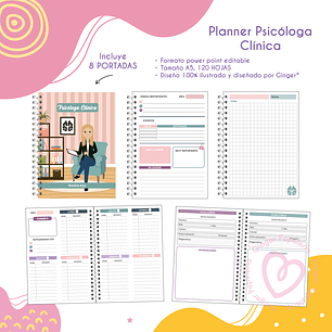 Digital Planner Psicóloga Clínica 2023