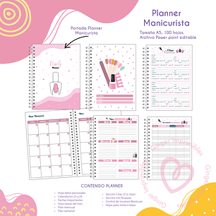 Digital Planner Manicurista 2023