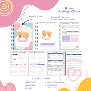 Digital Planner Podóloga