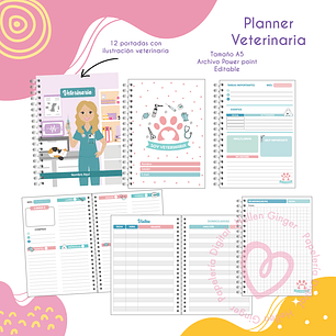 Digital Planner Veterinaria 2024