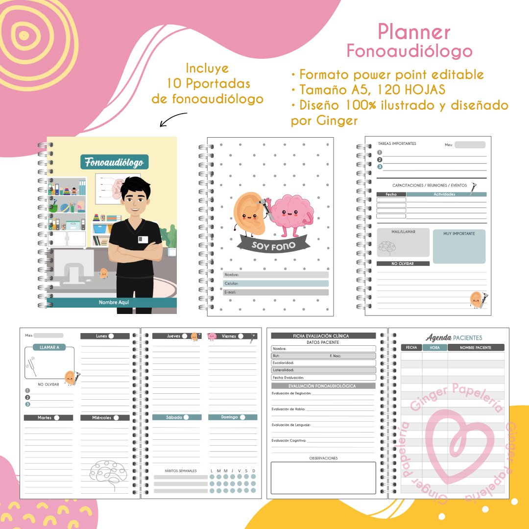 Digital Planner Fonoaudiólogo 2024 1
