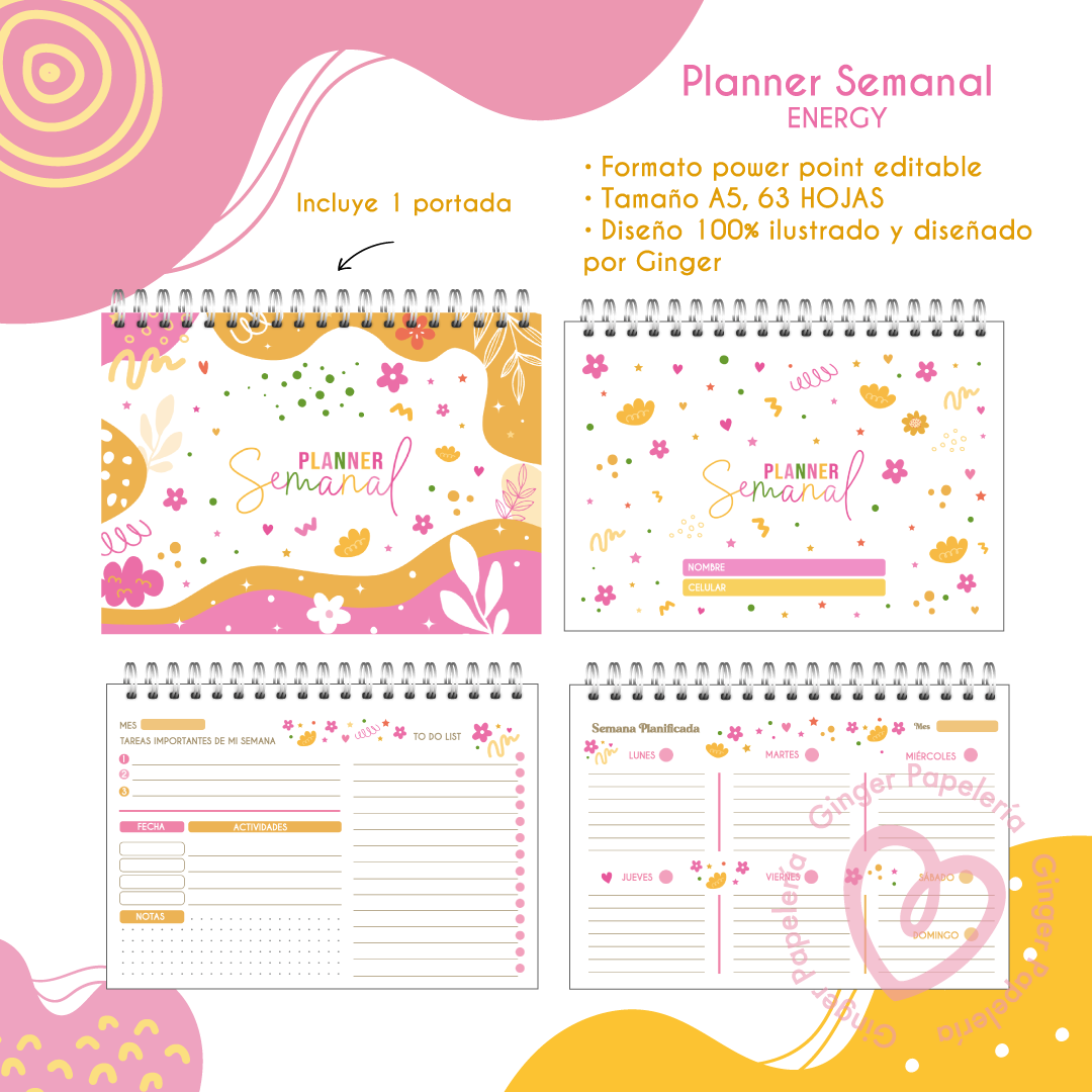 Digital Planner semanal Energy 2024 1