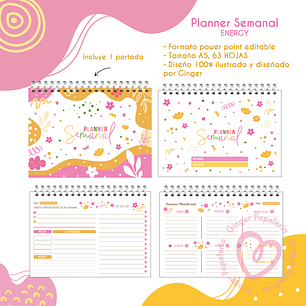 Digital Planner semanal Energy 2024