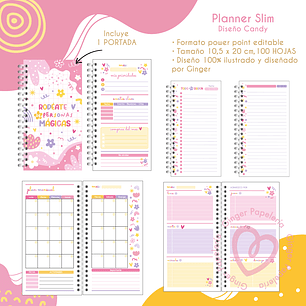 Digital Planner Slim Candy 2024