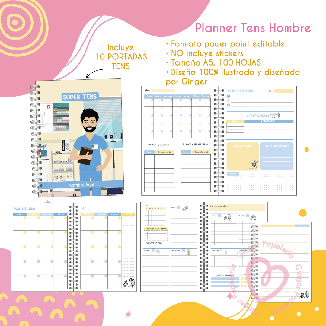 Digital Planner Tens Hombre 2024 1
