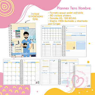Digital Planner Tens Hombre 2024