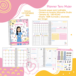 Digital Planner Tens mujer Nº 2