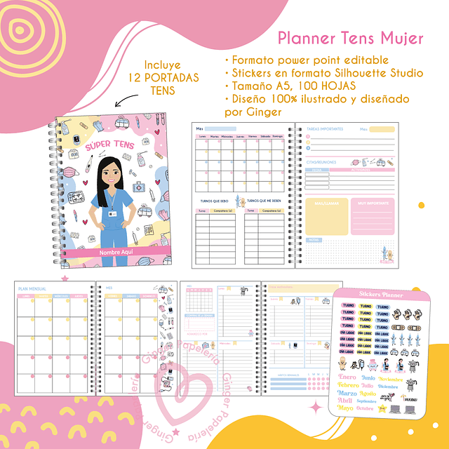 Digital Planner Tens mujer Nº 2