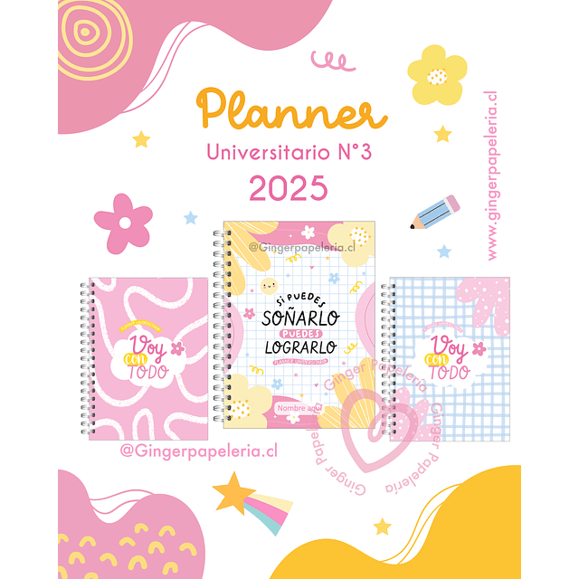 Digital Planner Universitario Mujer N° 3